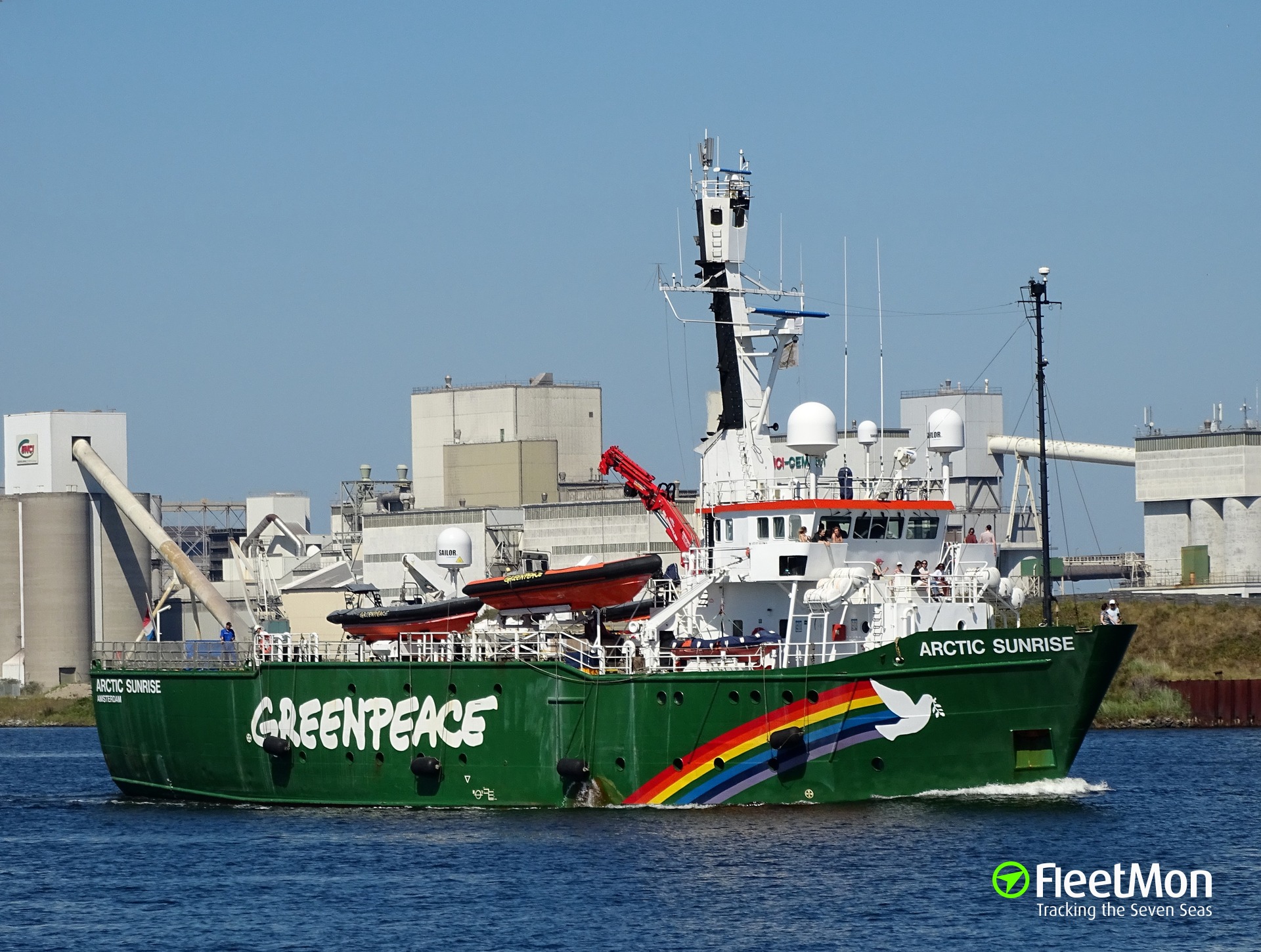 Photo Of Arctic Sunrise Imo Mmsi Callsign