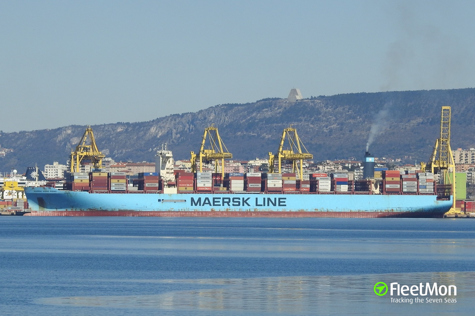 Photo Of Maersk Hong Kong Imo Mmsi Callsign