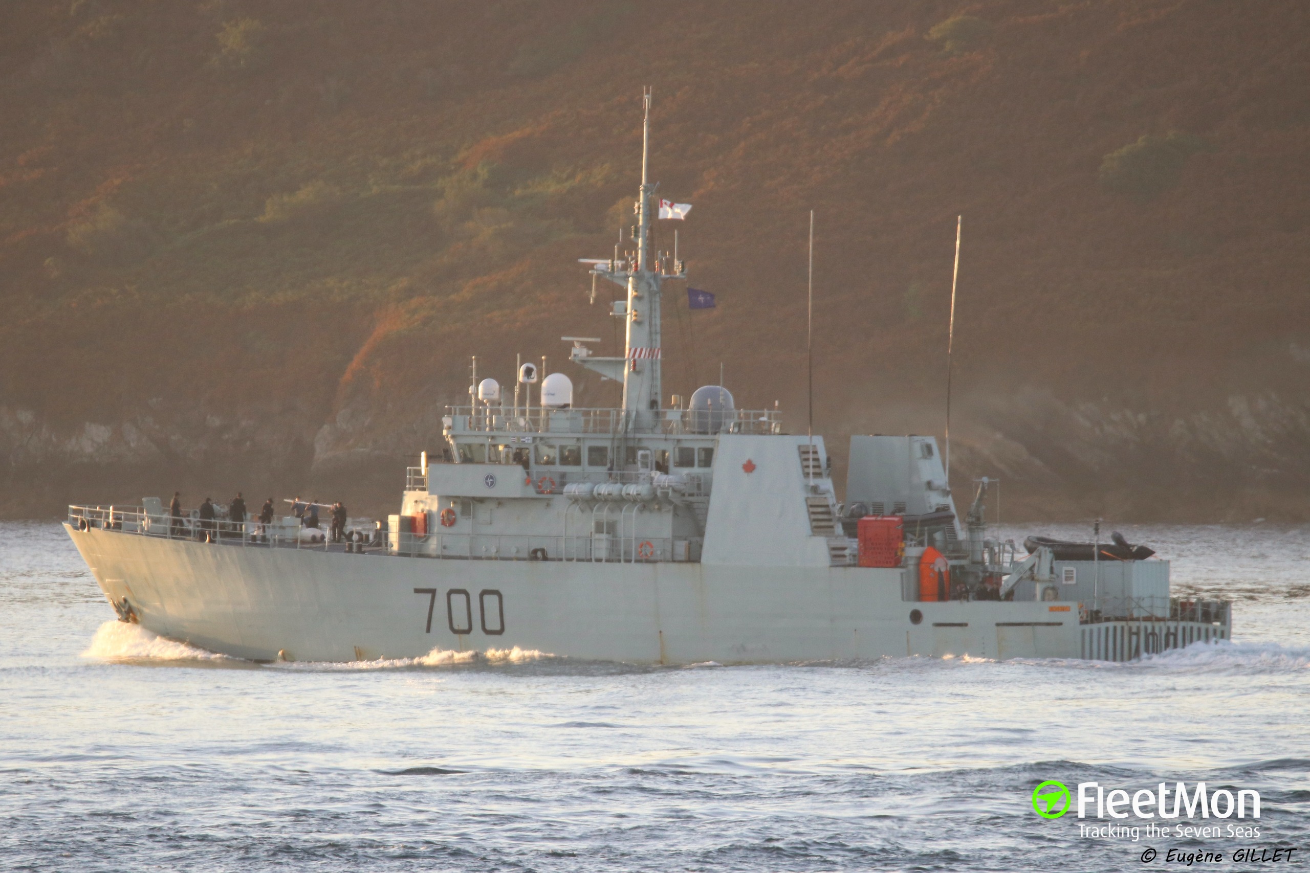 Photo Of NATO WARSHIP 700 MMSI 316139000 Callsign CGJX Taken By