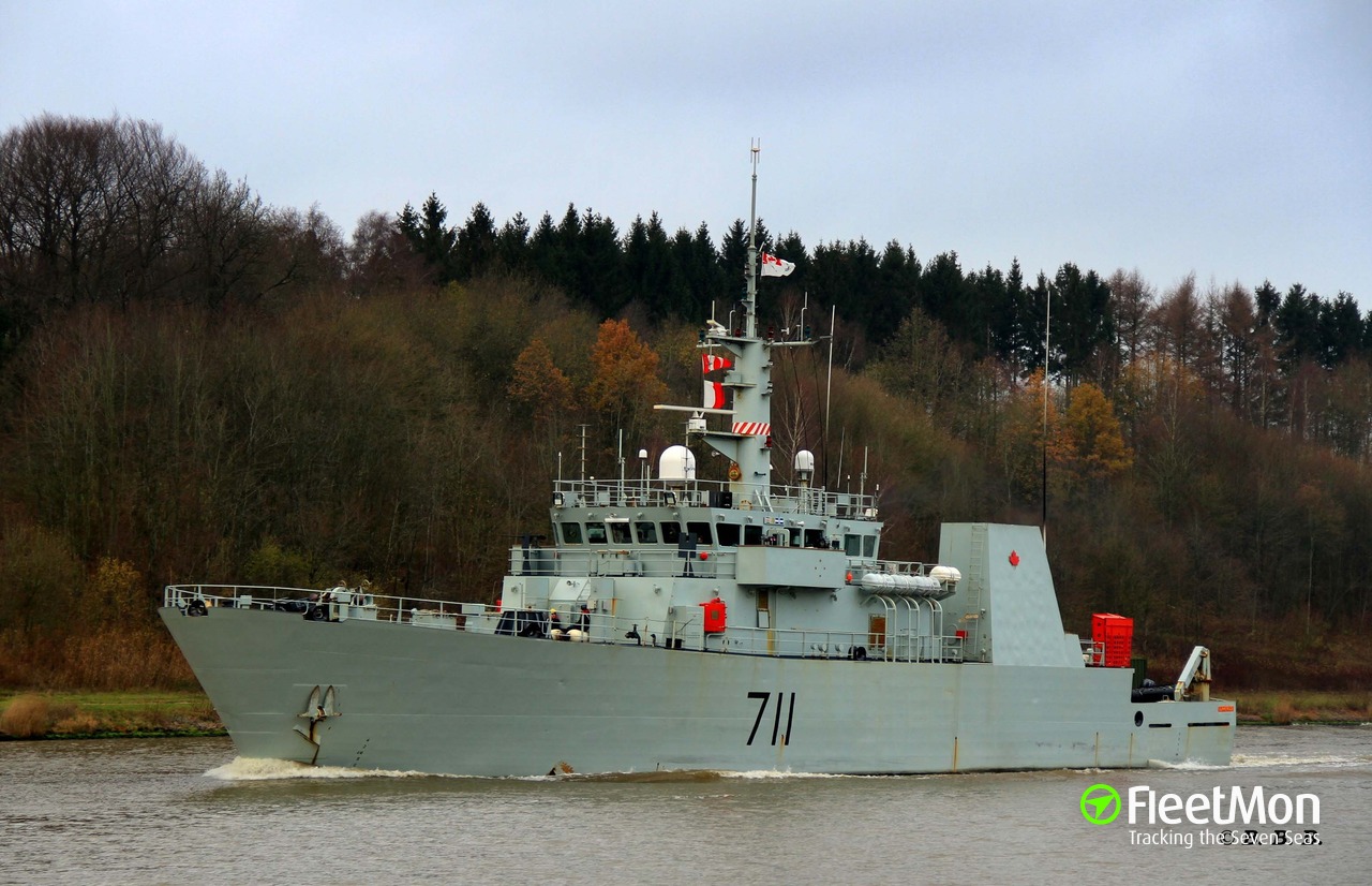 Photo Of NATO WARSHIP 711 MMSI 316295000 Callsign CGJJ Taken By