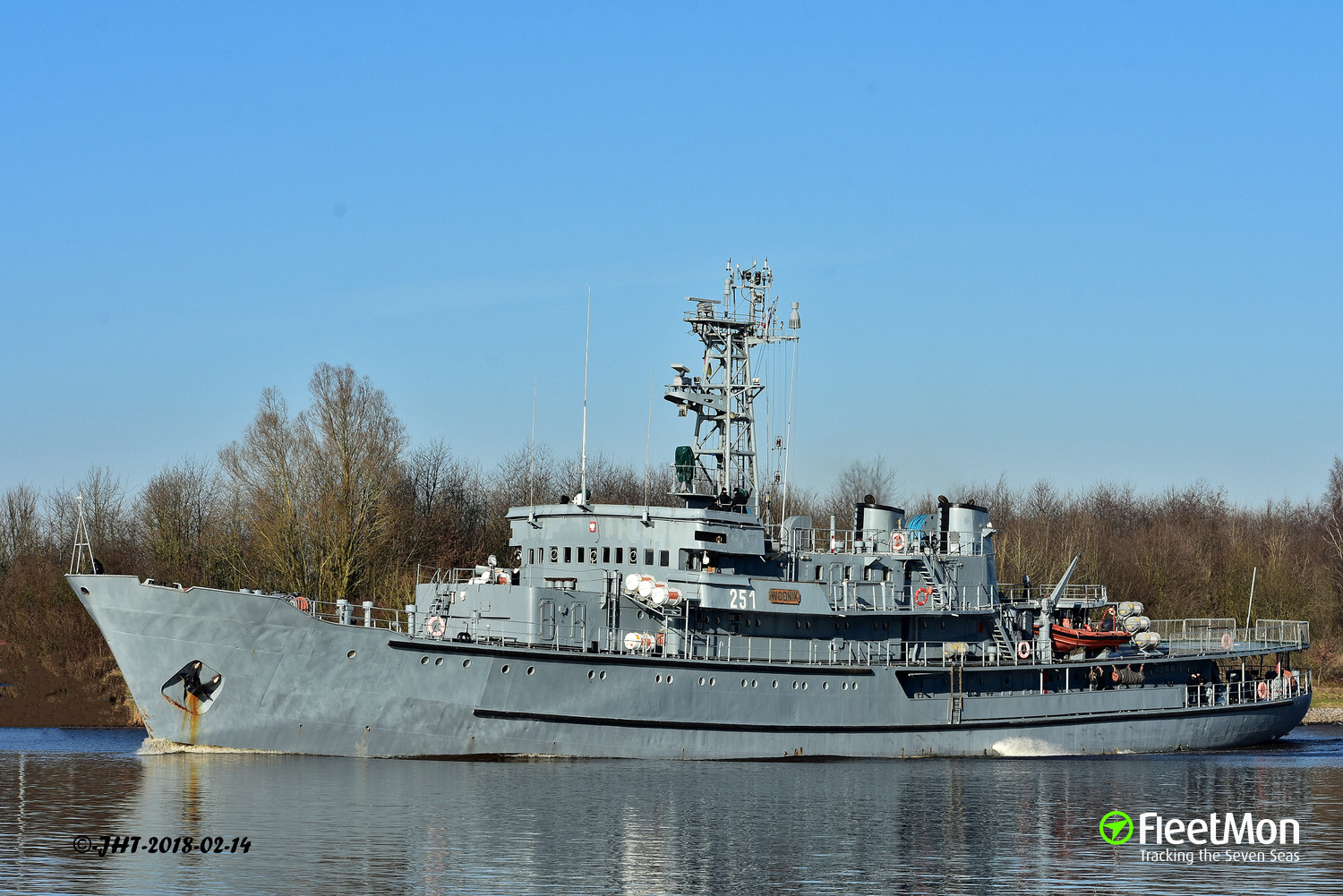 Photo Of Polish Warship Imo Mmsi Callsign