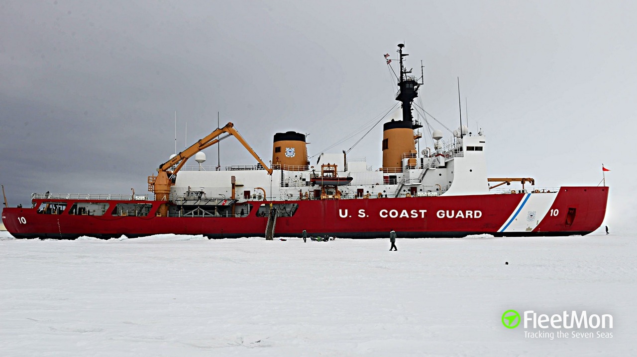 Photo Of USCGC POLAR STAR WAGB 10 IMO 7367471 MMSI 367255000