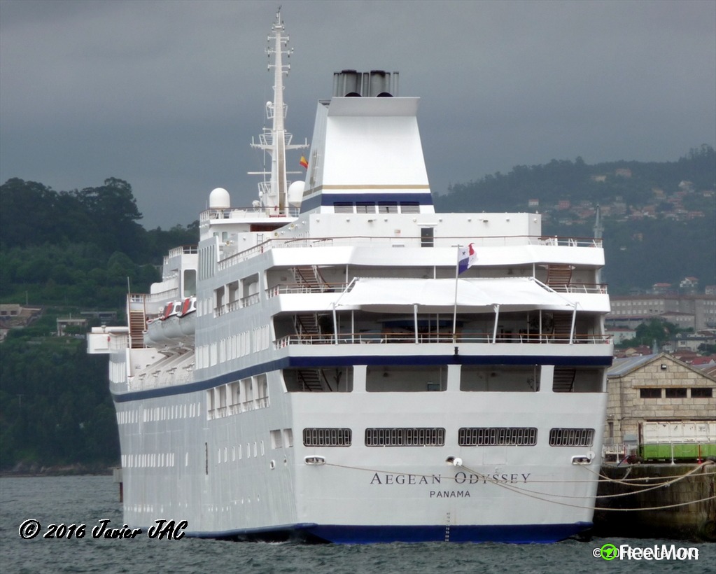 Photo of AEGEAN ODYSSEY (IMO: 7225910, MMSI: 374757000, Callsign: HOBW ...