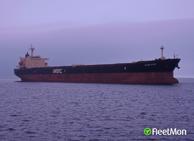 Vessel ALAM PADU (Bulk carrier) IMO 9285158, MMSI 564952000