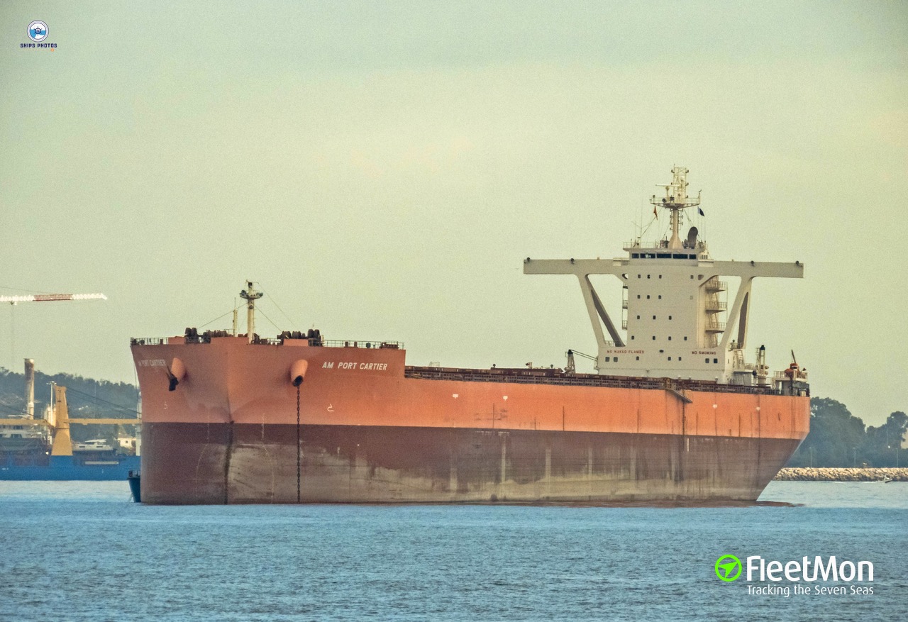 Vessel AM PORT CARTIER Bulk carrier IMO 9546801 MMSI 354124000