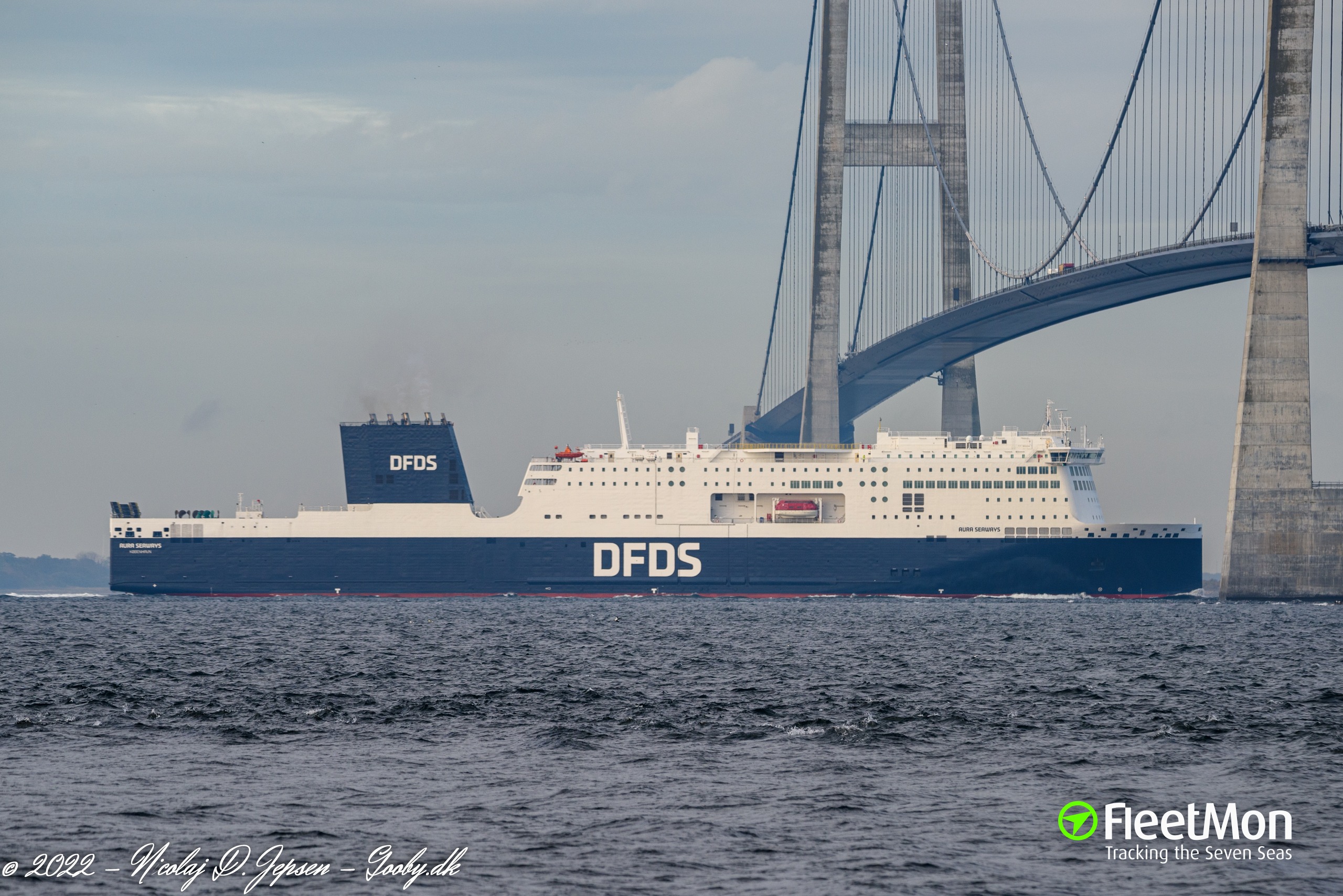 First port calls for DFDS' new ferry AURA SEAWAYS