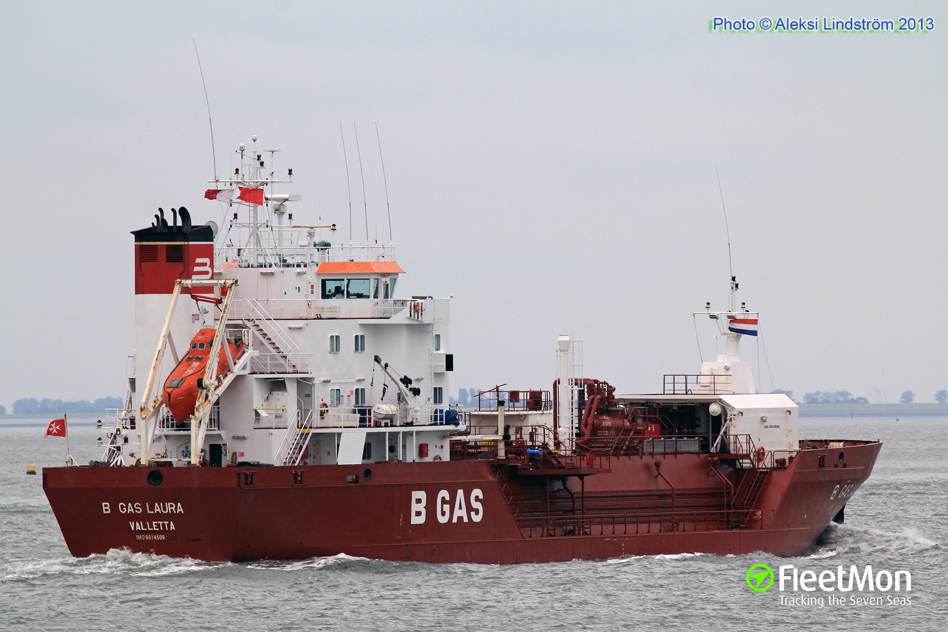 Photo of B GAS LAURA (IMO: 9034509, MMSI: 256788000, Callsign: 9HA2932 ...