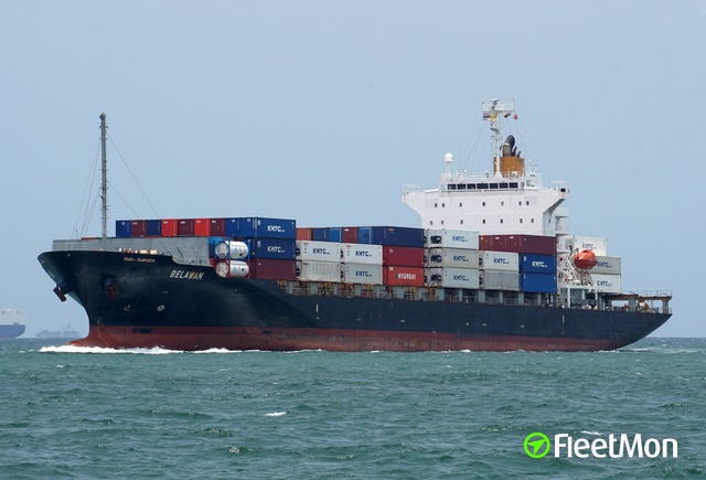 Vessel BELAWAN (Container ship) IMO 9412828, MMSI 477883500