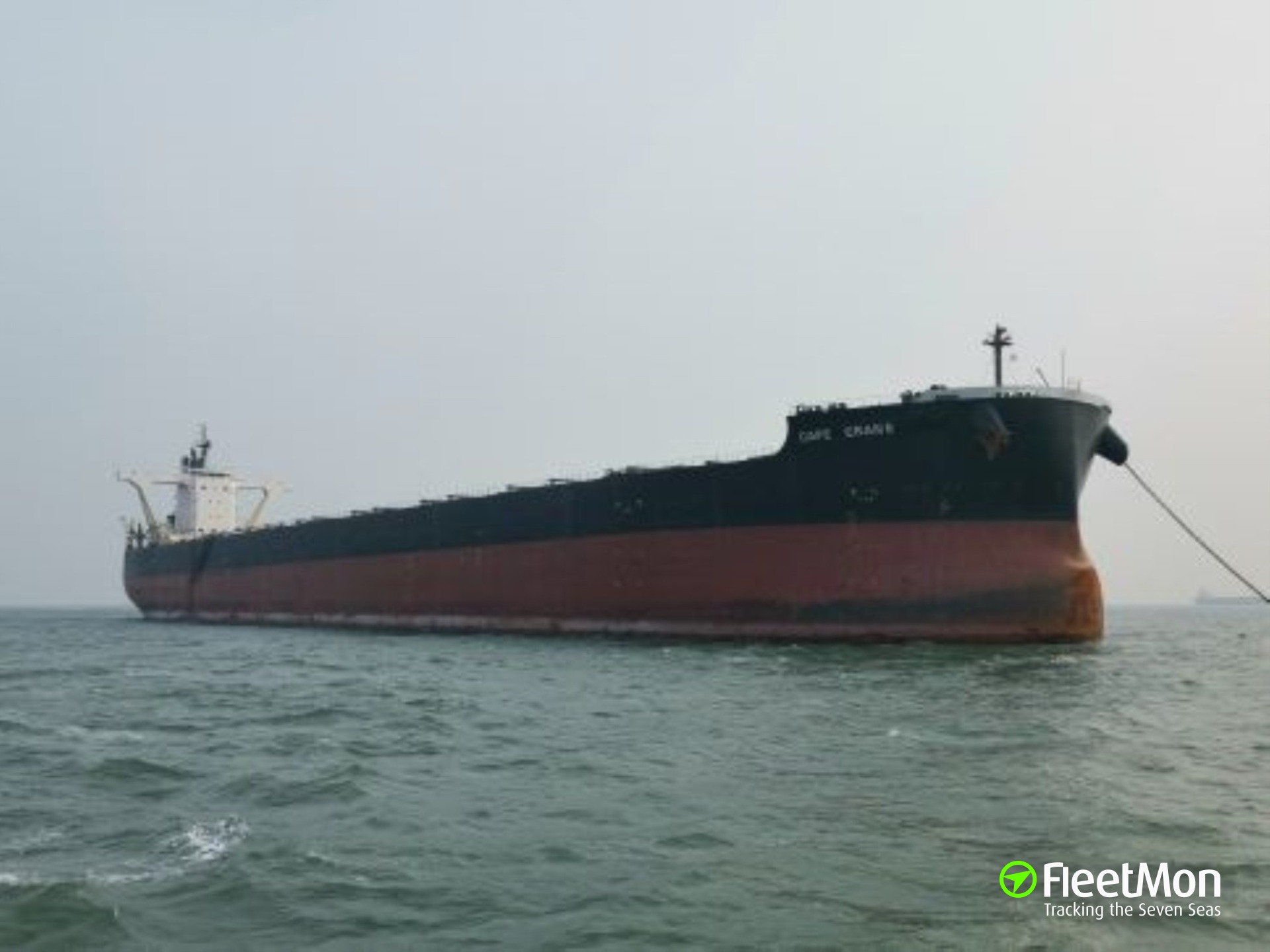 Chinese freighter Hai Hong Da sank after collision with capesize ...