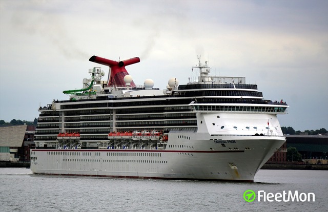 CARNIVAL PRIDE, Carnival Cruise Lines' 88,500-gross-registe…