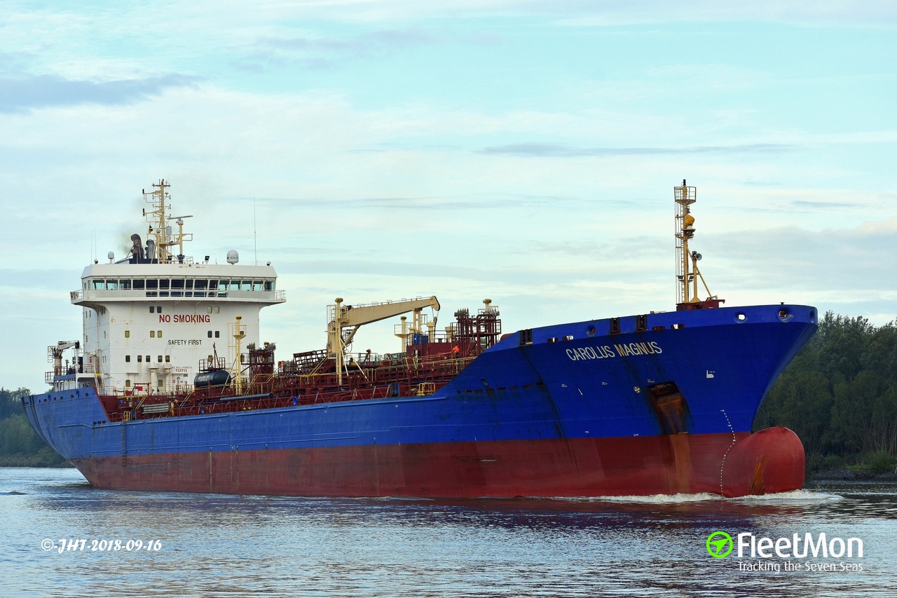 Vessel CAROLUS MAGNUS (Chemical Tanker) IMO 9298375, MMSI 314444000