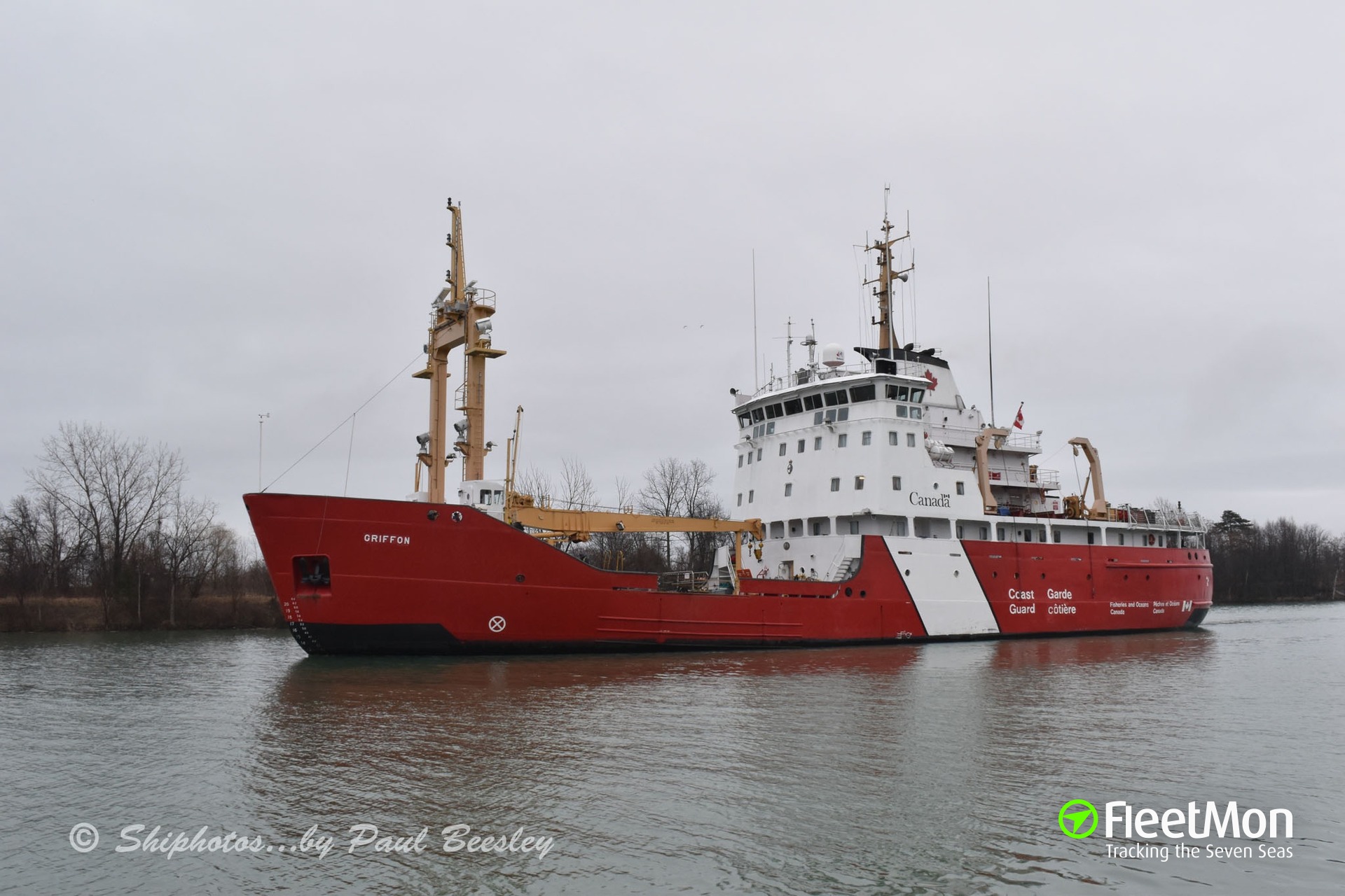 Photo Of CCGS GRIFFON (IMO: 7022887, MMSI: 316286000, Callsign: CGDS ...