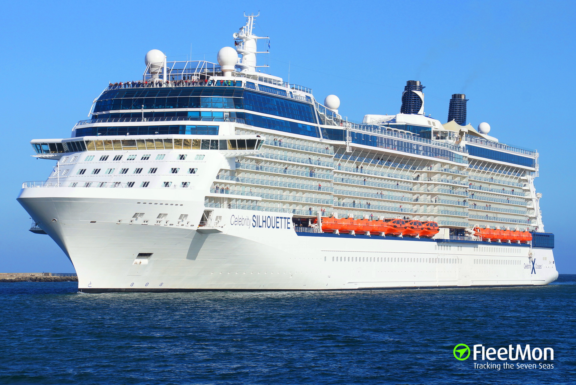 celebrity cruise ship silhouette photos