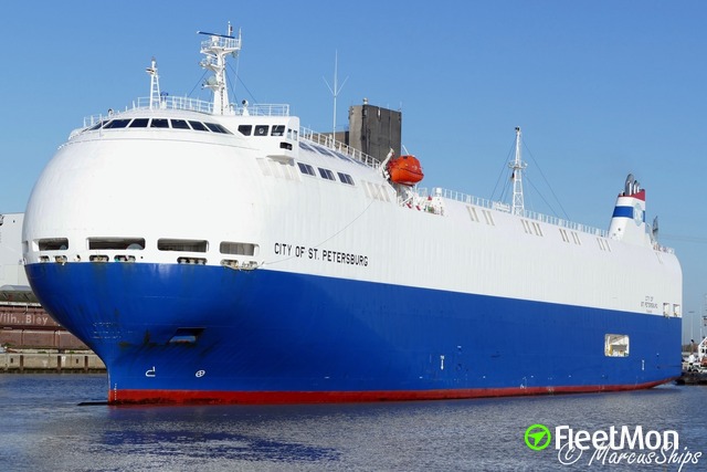 Vessel City Of St Petersburg Vehicle Carrier Imo 9473456 Mmsi 353083000