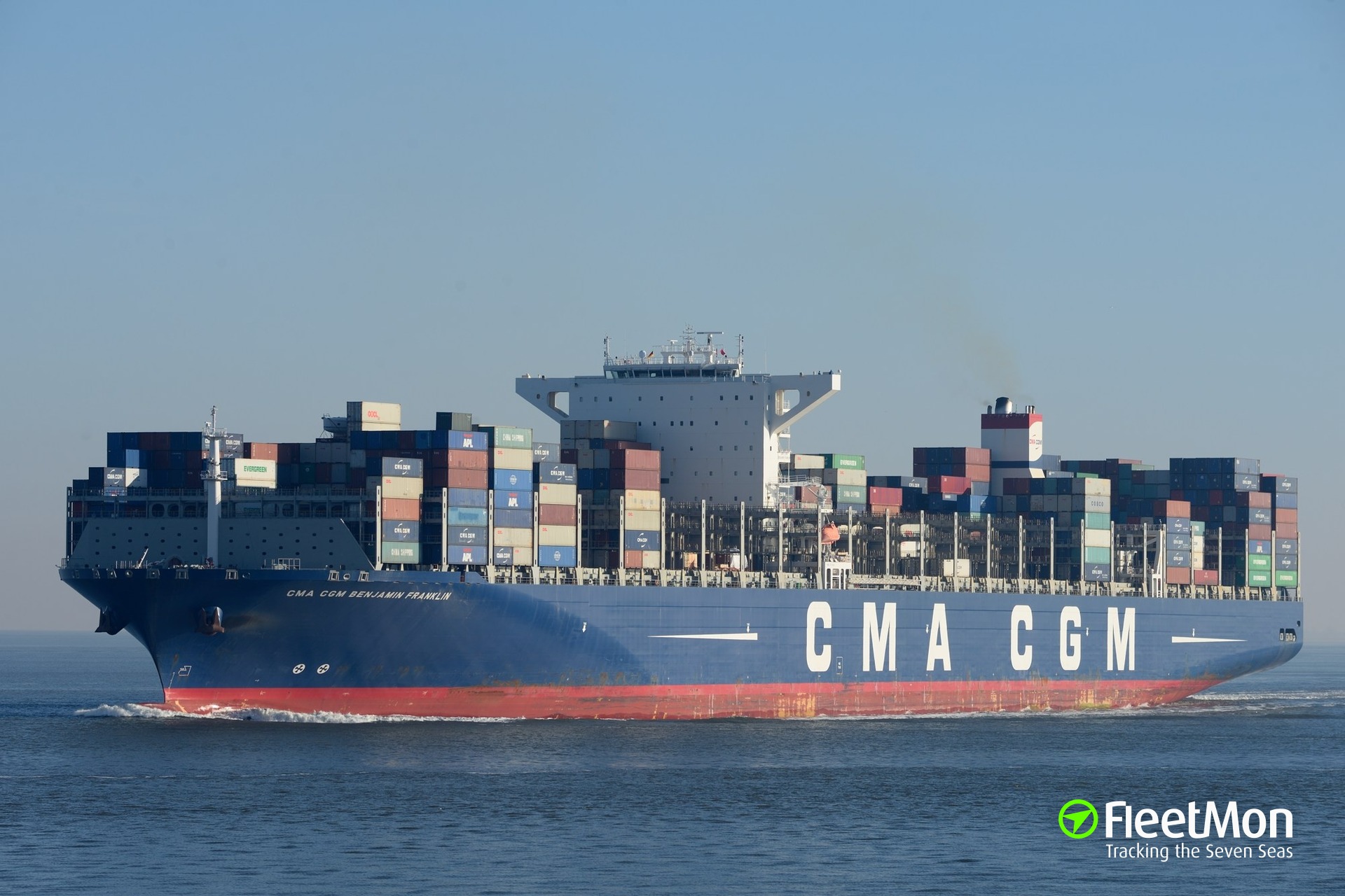 Photo Of CMA CGM BENJAMIN FRANKLIN (IMO: 9706891, MMSI: 215195000 ...