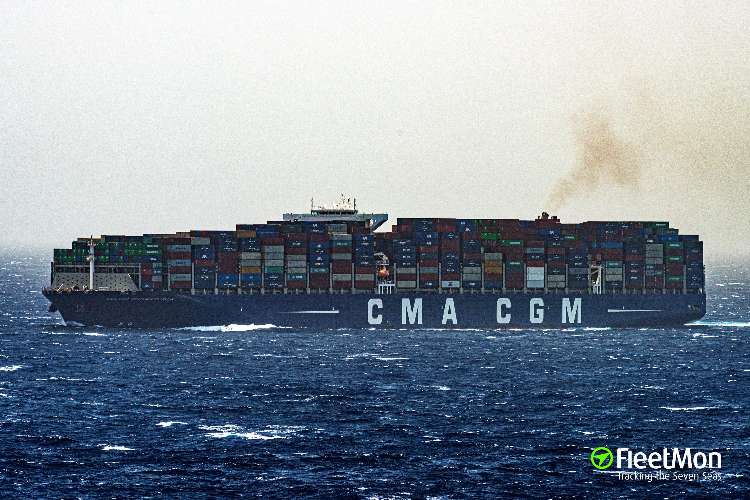 Photo Of CMA CGM BENJAMIN FRANKLIN (IMO: 9706891, MMSI: 215195000 ...