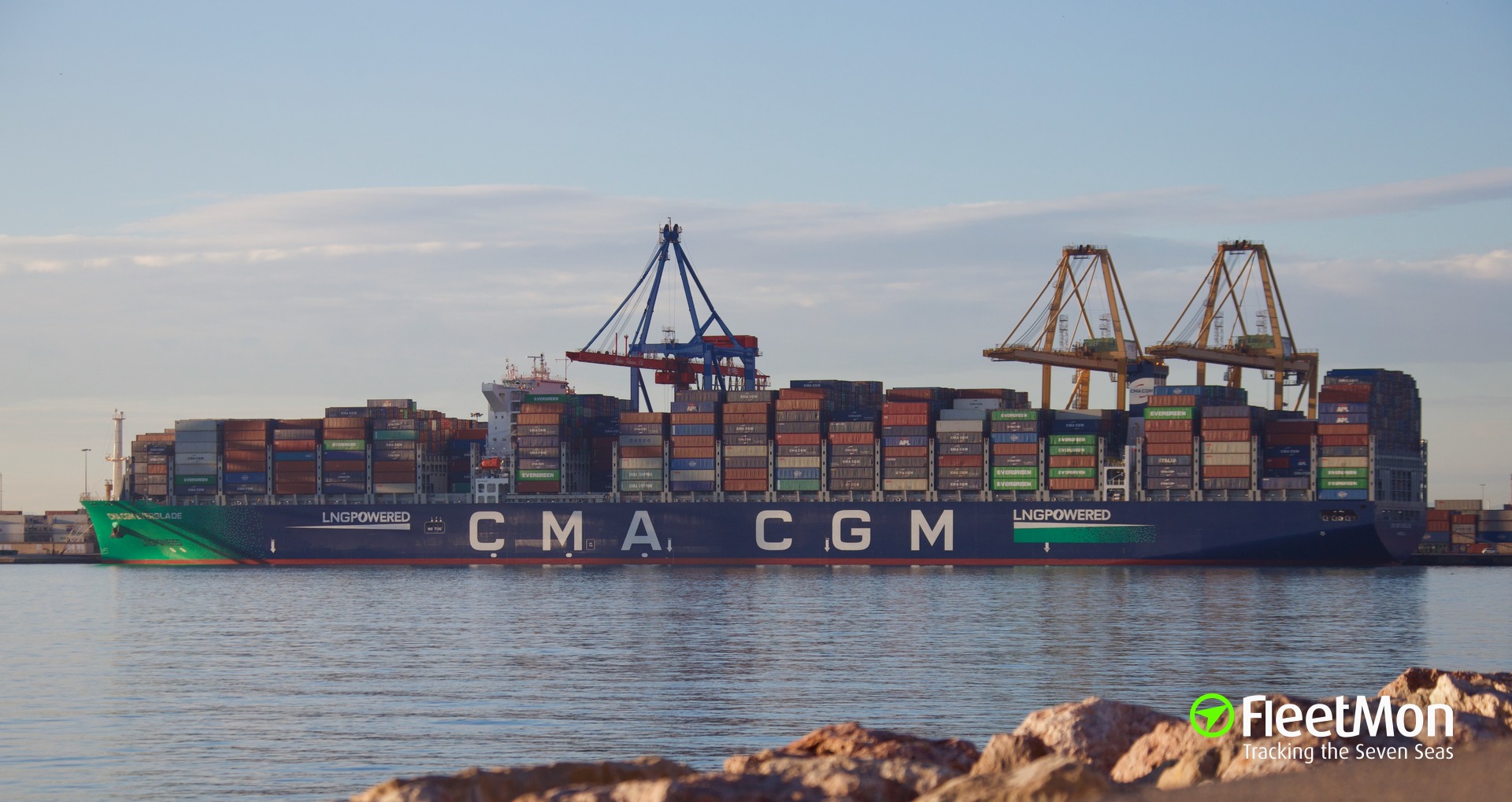 Photo Of Cma Cgm Everglade Imo Mmsi Callsign Fmps Taken By Aratino