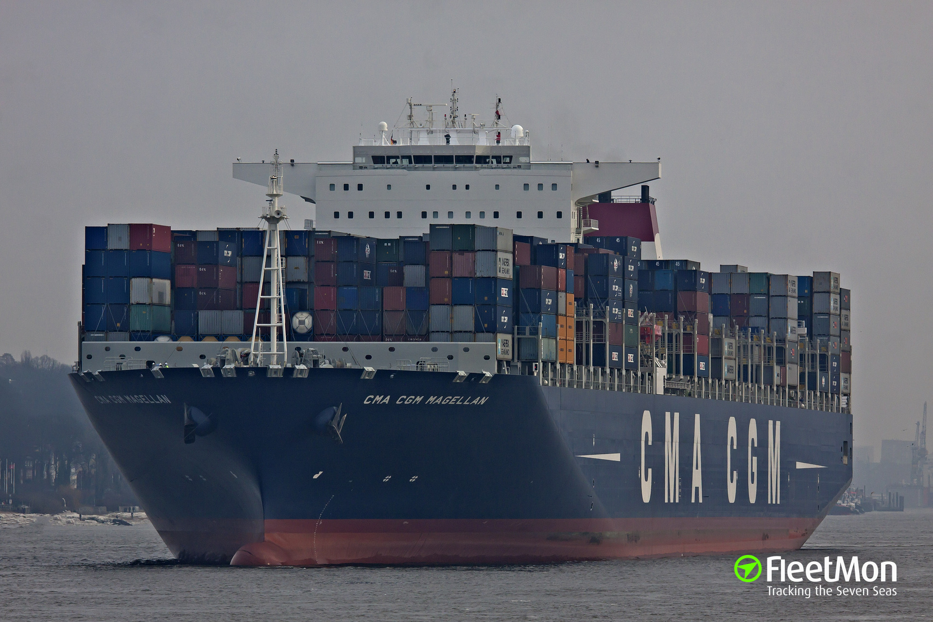 Photo Of Cma Cgm Magellan Imo Mmsi Callsign 9ha4986 Taken By Klauskehrls