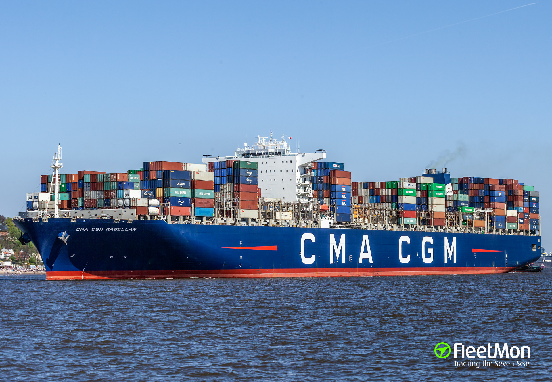 Photo Of Cma Cgm Magellan Imo Mmsi Callsign 9ha4986 Taken By Grasbrook