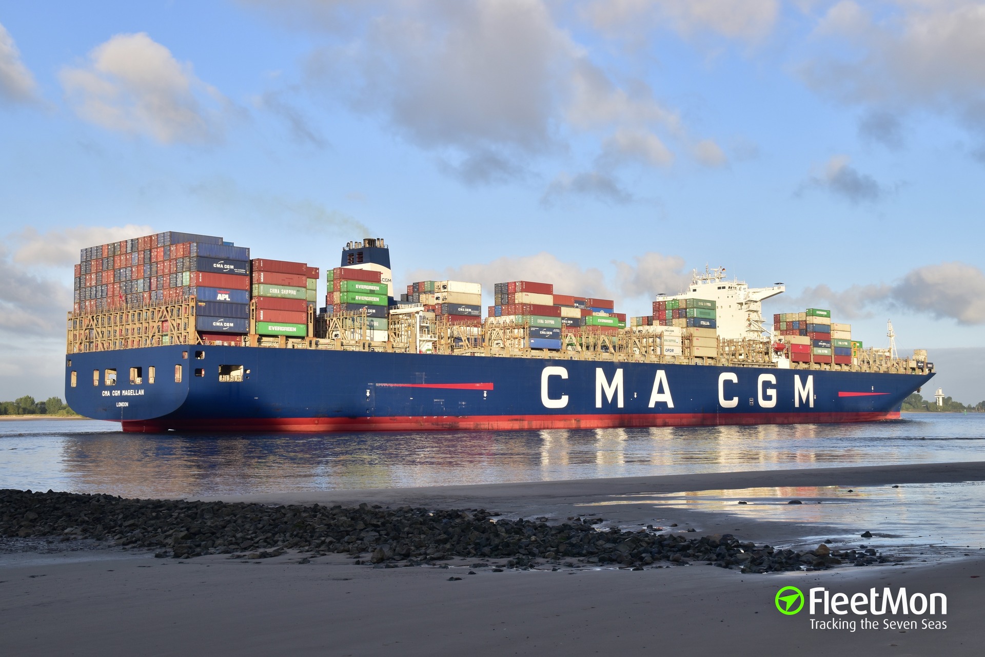 Photo Of Cma Cgm Magellan Imo Mmsi Callsign 9ha4986 Taken By Imuk