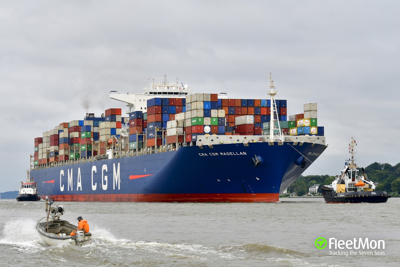 Vessel Cma Cgm Magellan Container Ship Imo Mmsi