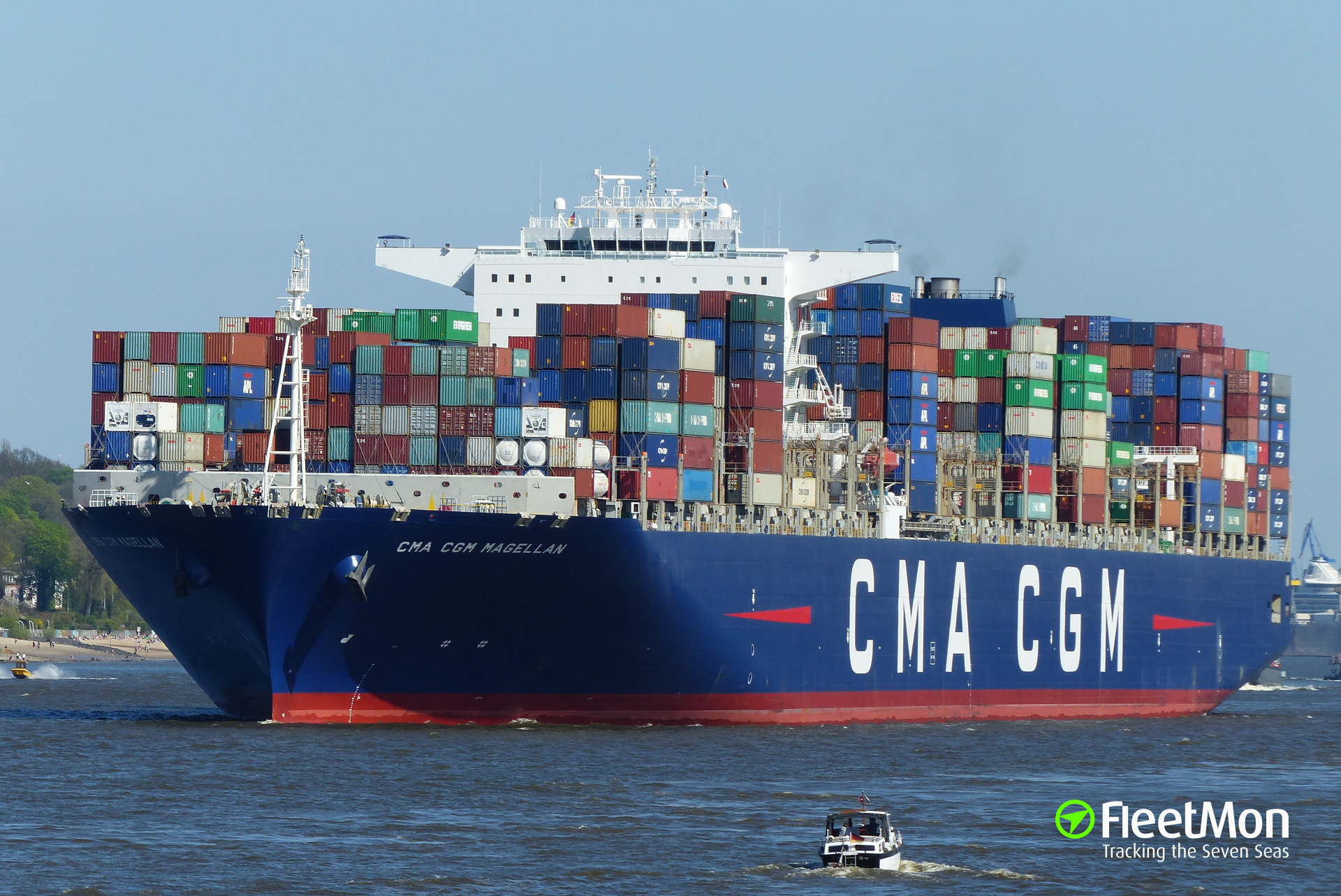 Photo Of Cma Cgm Magellan Imo Mmsi Callsign 9ha4986 Taken By Dk Mistral