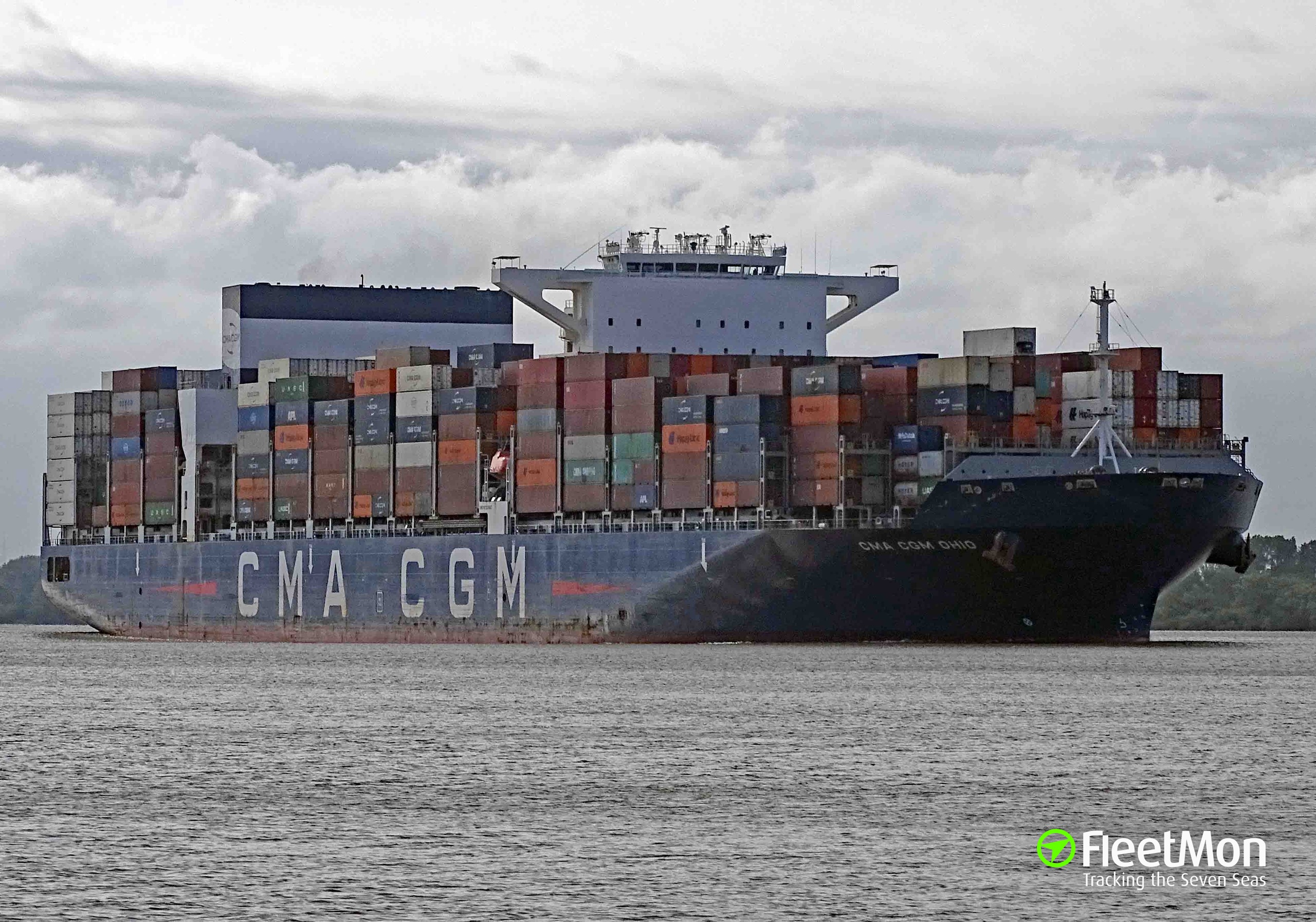 Photo of CMA CGM OHIO (IMO: 9722687, MMSI: 249167000, Callsign: 9HA4132 ...