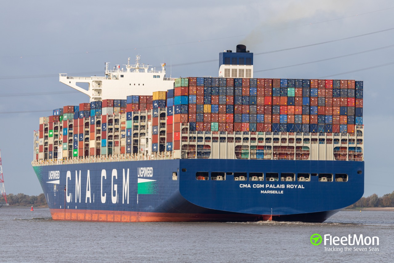 Photo of CMA CGM PALAIS ROYAL (IMO: 9839181, MMSI: 228394600, Callsign ...