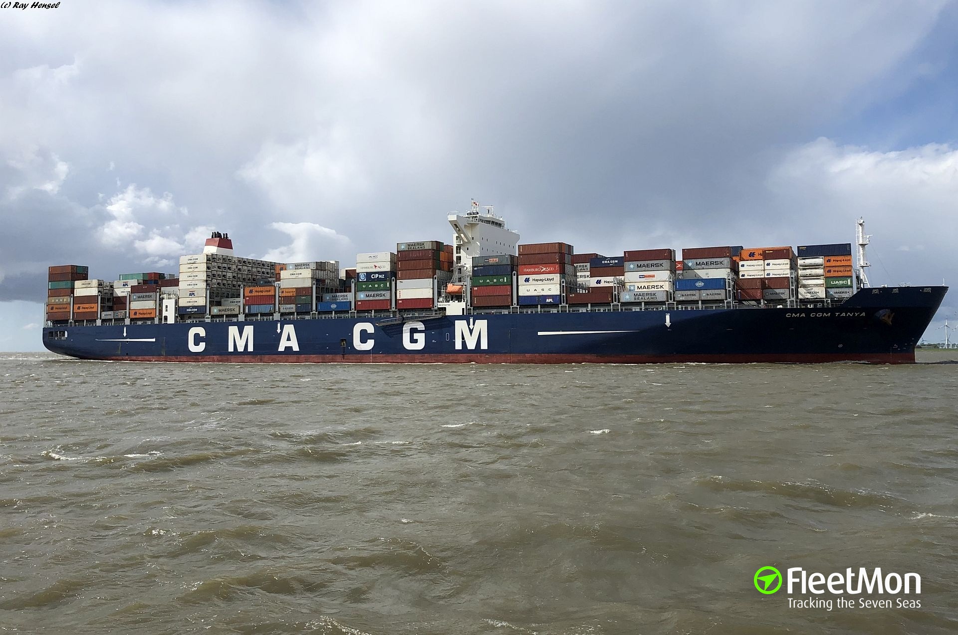 Photo Of Cma Cgm Tanya Imo 9722704 Mmsi 249324000 Callsign 9ha4199 Taken By Lotse1967