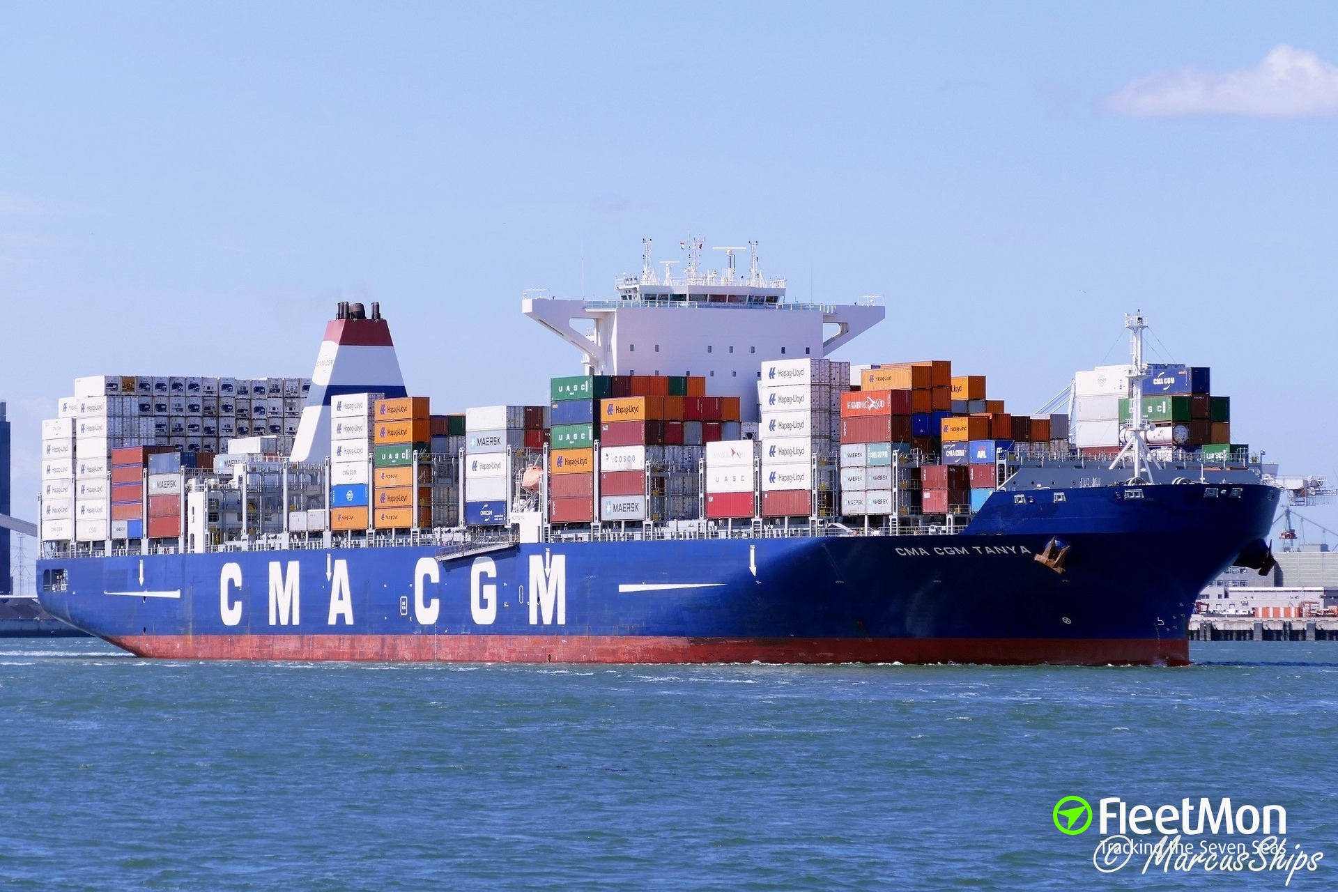 Photo Of Cma Cgm Tanya Imo 9722704 Mmsi 249324000 Callsign 9ha4199 Taken By Marcus S