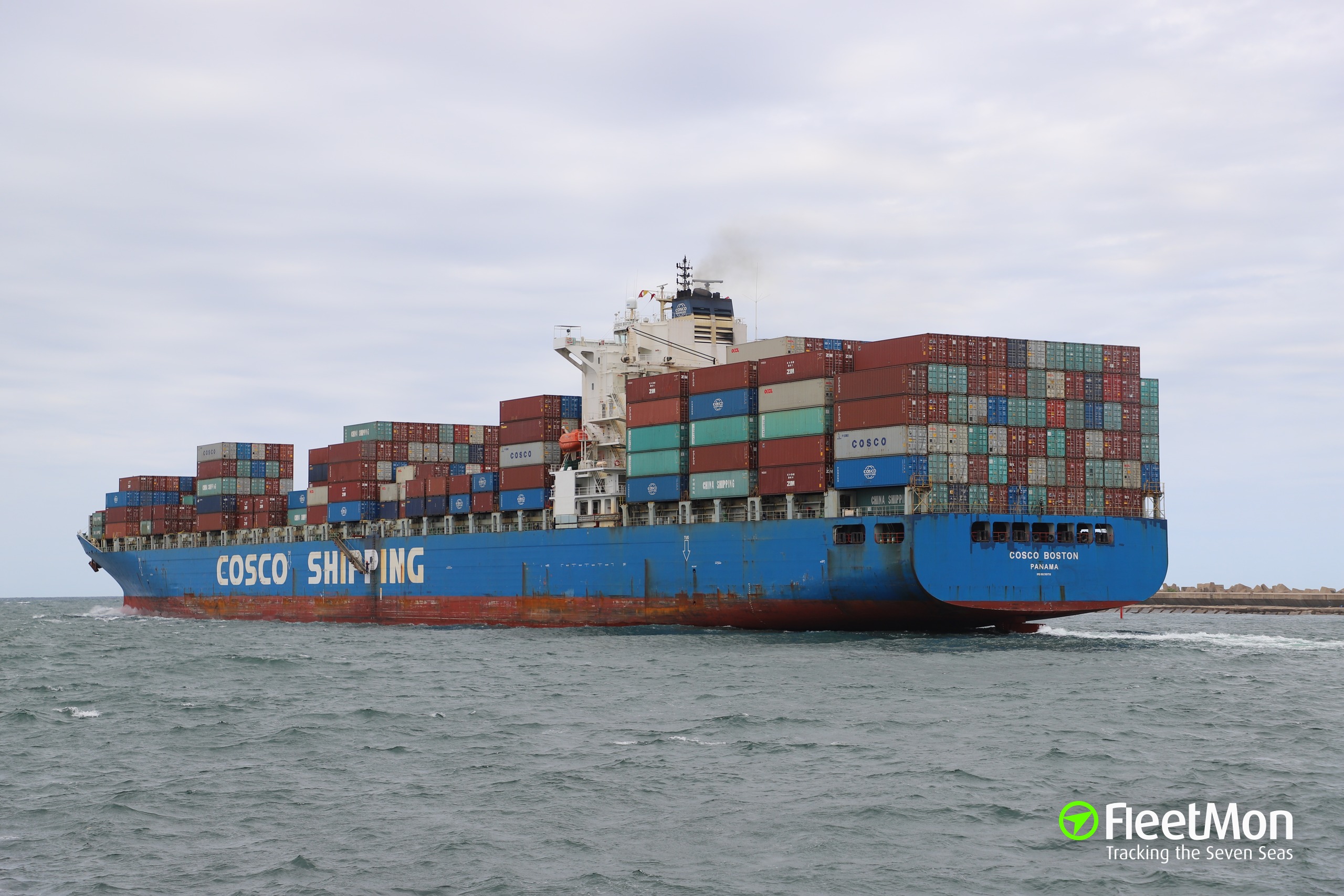 Photo of COSCO BOSTON (IMO: 9335173, MMSI: 372934000, Callsign: 3ELF2)  taken by scenicroutetrading