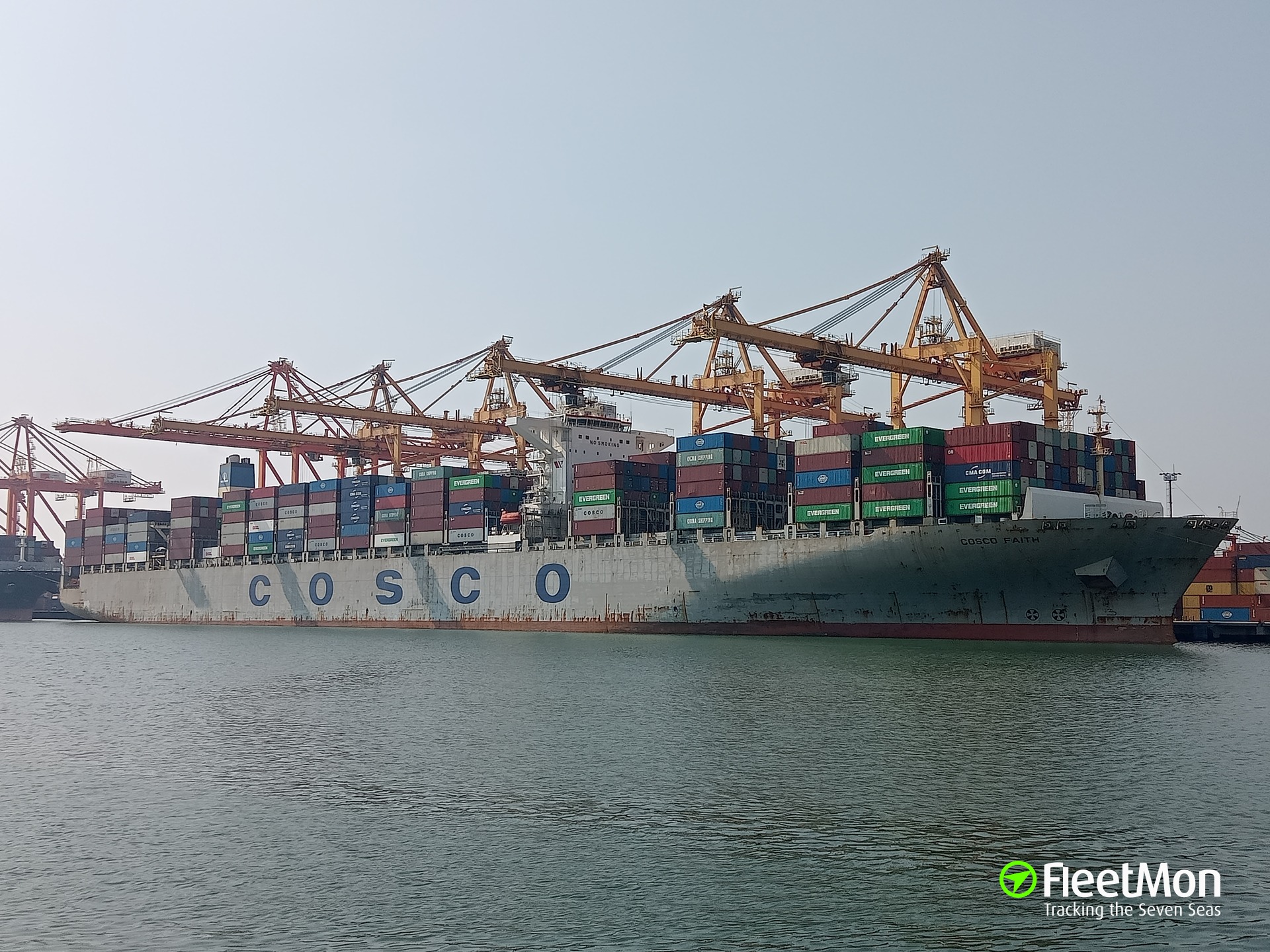 Photo of COSCO FAITH (IMO: 9472141, MMSI: 477108100, Callsign: VRJL6