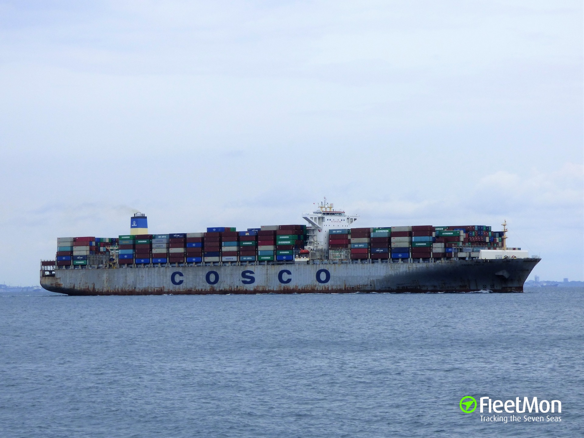 Photo of COSCO FAITH (IMO: 9472141, MMSI: 477108100, Callsign: VRJL6