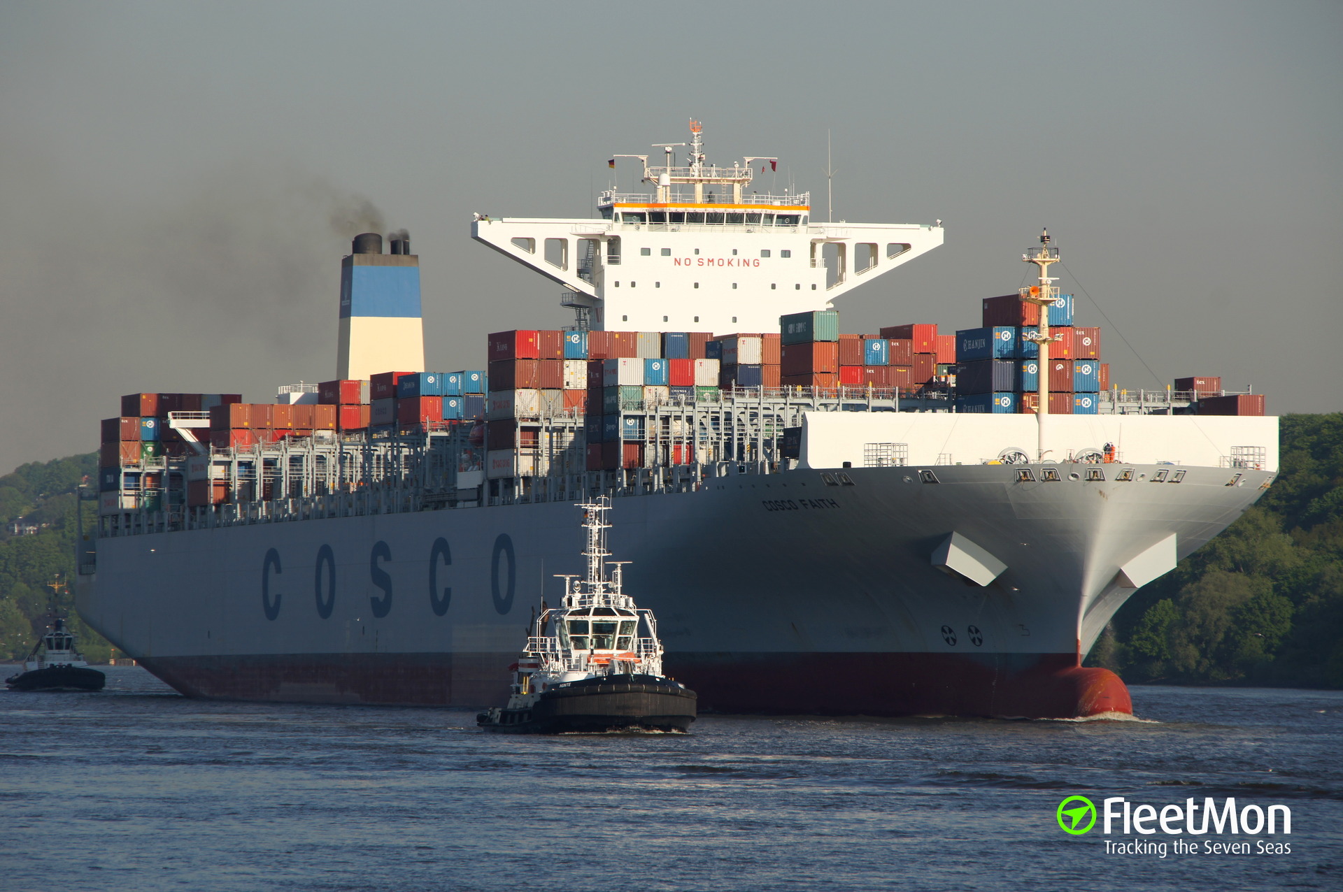 Photo of COSCO FAITH (IMO: 9472141, MMSI: 477108100, Callsign: VRJL6