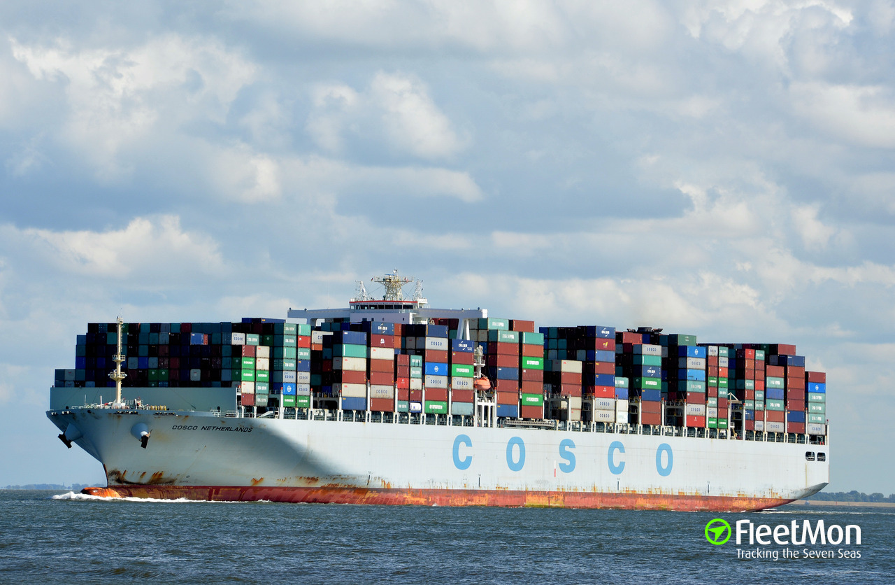 Photo Of COSCO NETHERLANDS (IMO: 9516430, MMSI: 477219900, Callsign ...