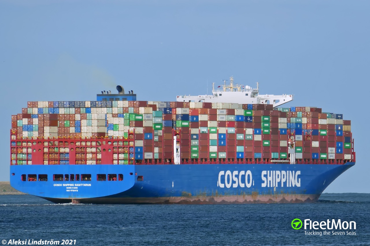 Photo of COSCO SHIPPING SAGITTARIUS (IMO: 9783473, MMSI: 477194100 ...