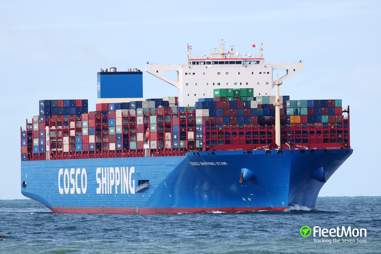 cosco tracking containers