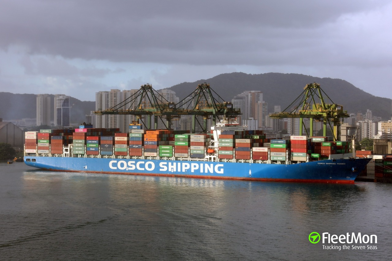 Shipping tracking cosco