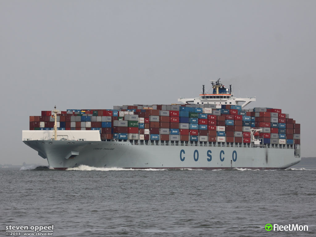 Photo Of Cosco Thailand Imo 9448798 Mmsi 477959200