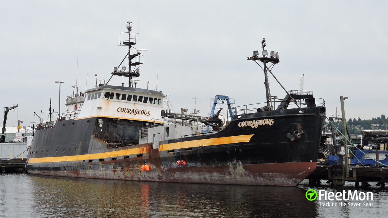 Vessel COURAGEOUS (Fishing vessel) IMO 7947398, MMSI 368499000