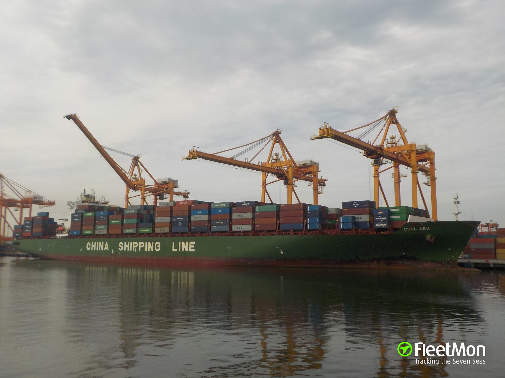 Photo of CSCL ASIA (IMO: 9285976, MMSI: 477360800, Callsign: VRAB8 ...