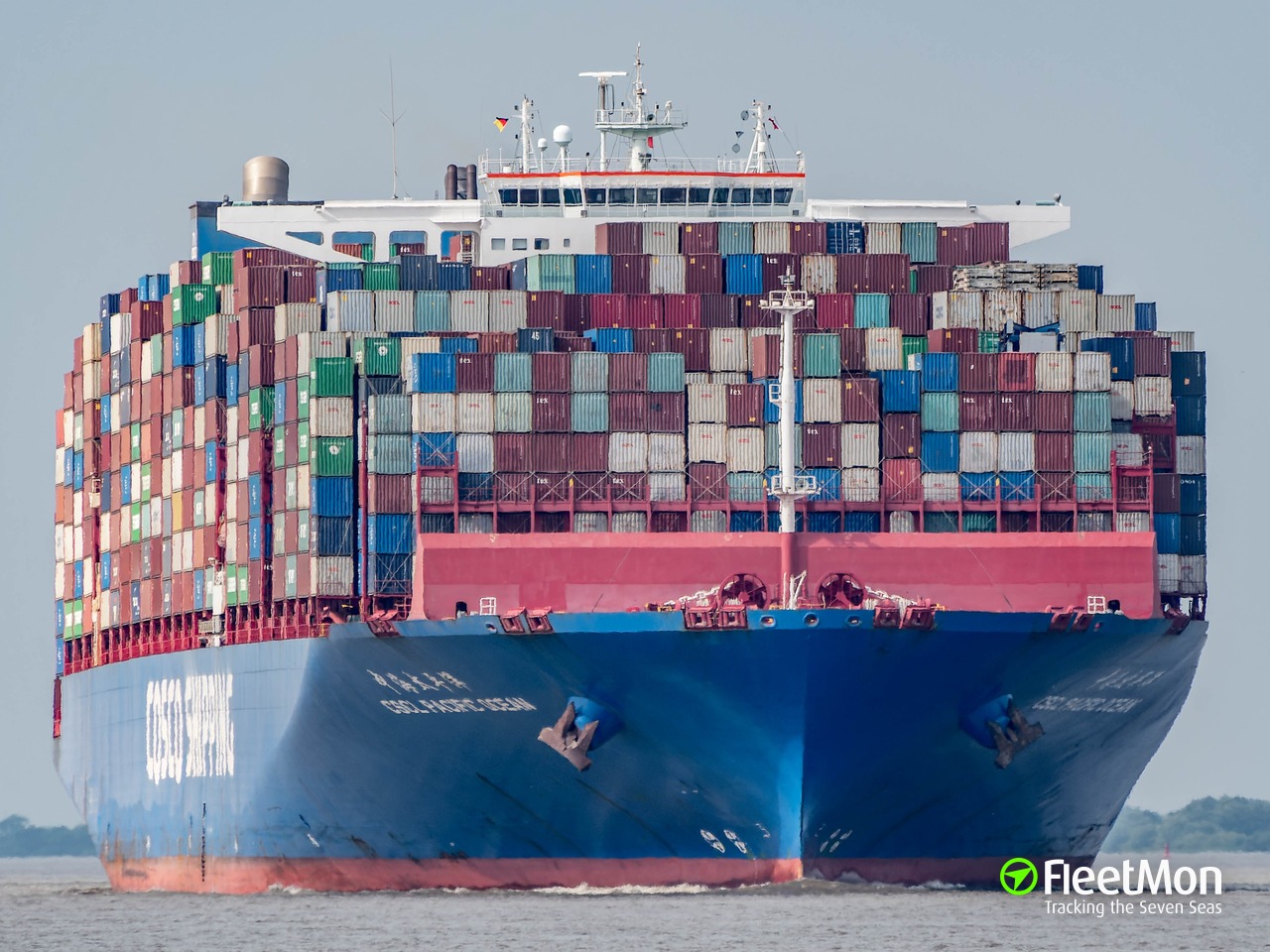 Photo of CSCL PACIFIC OCEAN (IMO: 9695133, MMSI: 477712800 