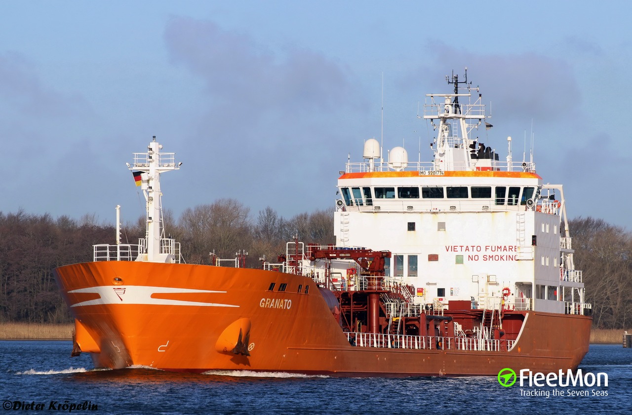 Product tanker Granato under quarantine in Spain after one crew died from infectious disease 