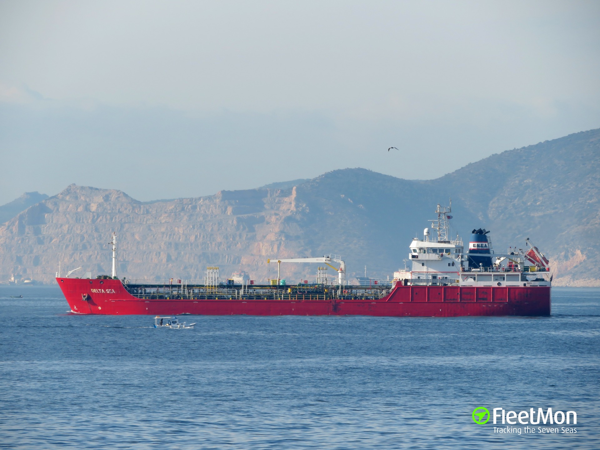 Vessel Delta Sea (chemical Tanker) Imo 9452268, Mmsi 215013000