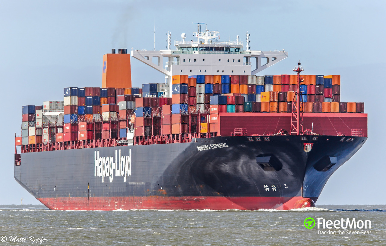 Vessel DORTMUND EXPRESS (Container ship) IMO 9461051, MMSI 218774000