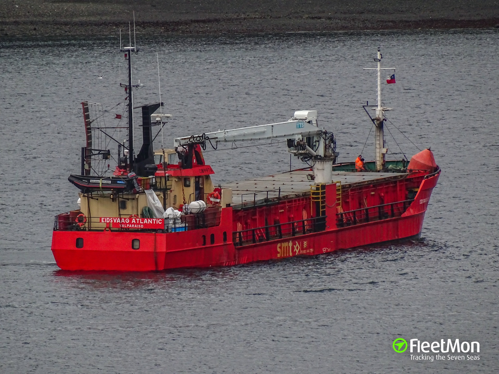 Vessel EIDSVAAG ATLANTIC (General cargo vessel) IMO 7105067, MMSI 725004370