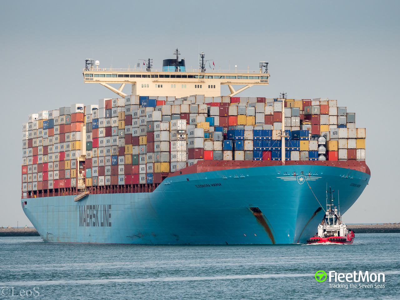 Photo of ELEONORA MAERSK (IMO: 9321500, MMSI: 220477000, Callsign ...