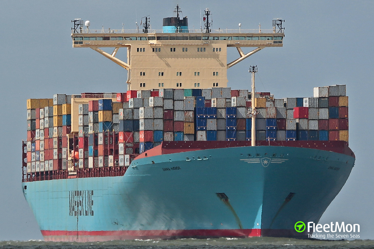 Photo of EMMA MAERSK (IMO: 9321483, MMSI: 220417000, Callsign: OYGR2 ...