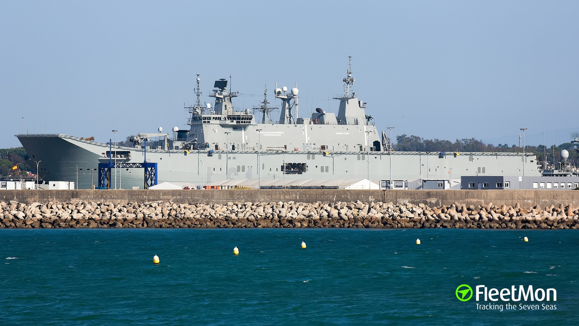 Photo of ESPS JUAN CARLOS I L61 (MMSI: 225357000, Callsign: EBJC) taken ...