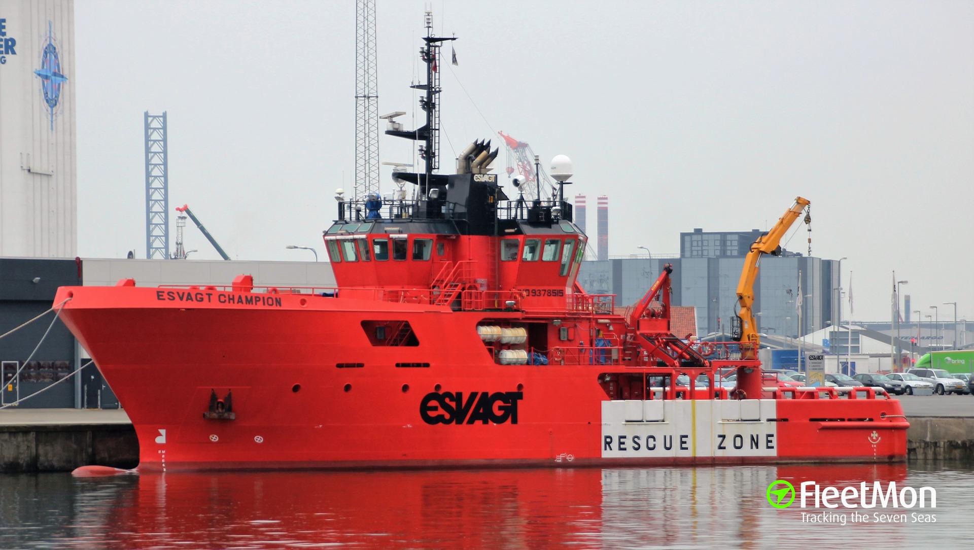 Vessel ESVAGT CHAMPION (Stand-by vessel) IMO 9378515, 219010518